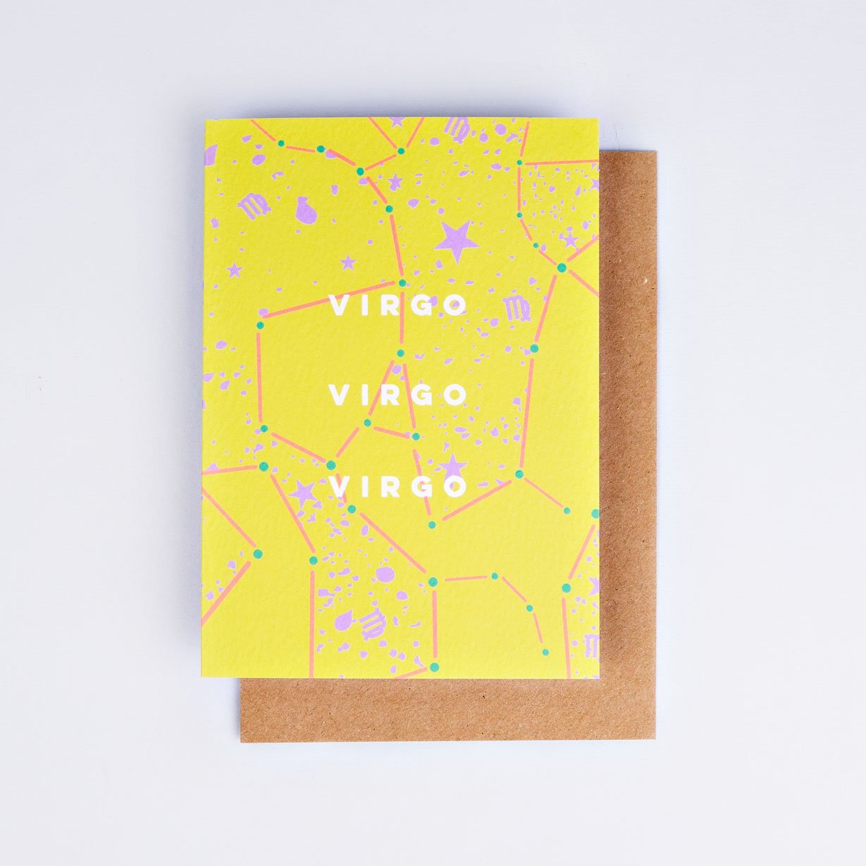 star sign Virgo Card