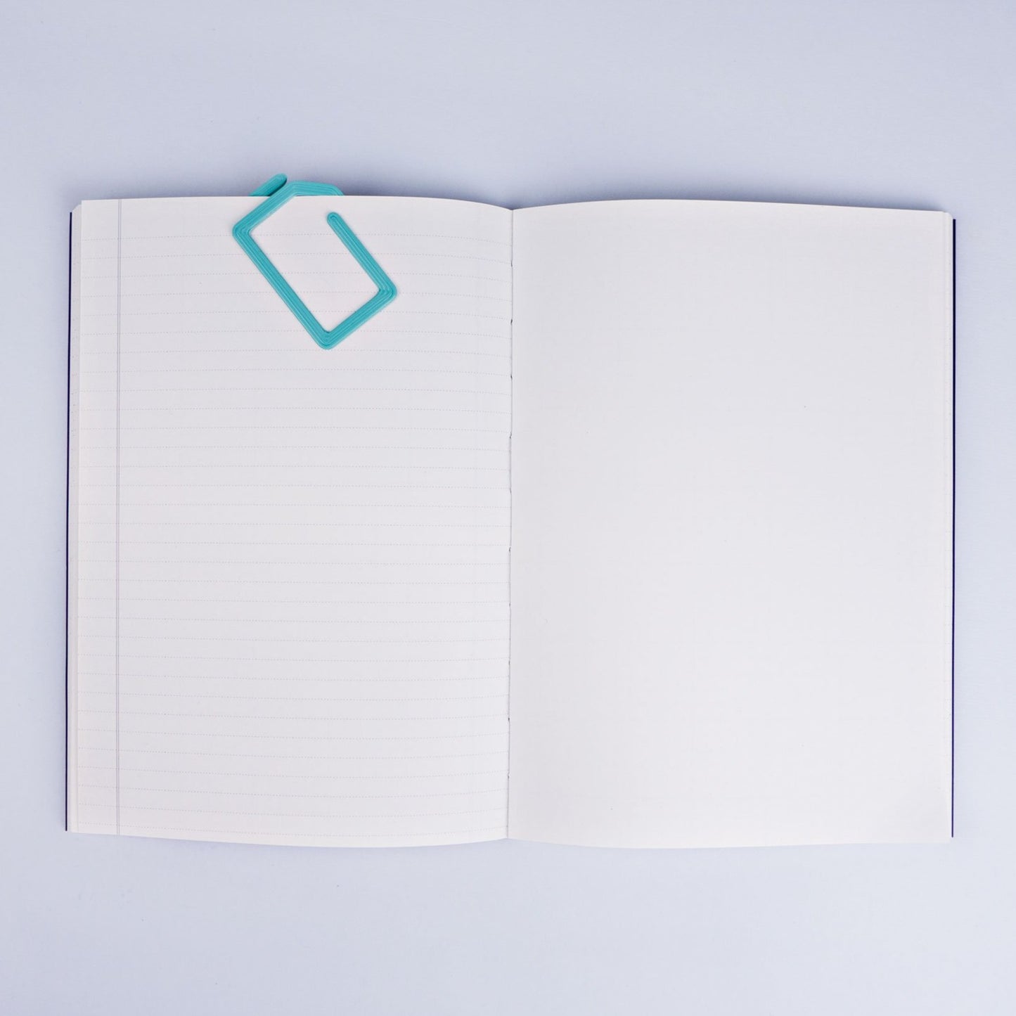 Blue Paperclip Book Mark 