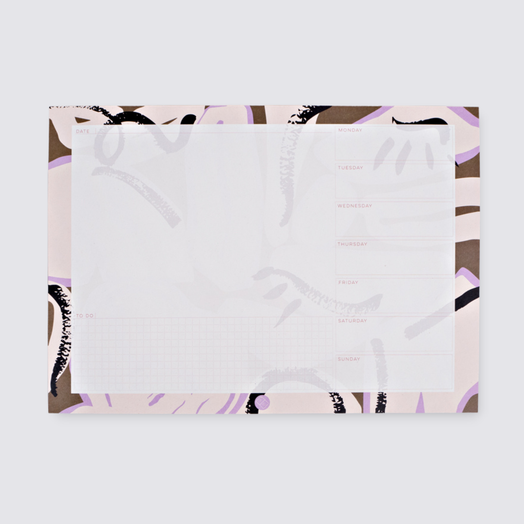 Capri Weekly Desk Organiser Pad
