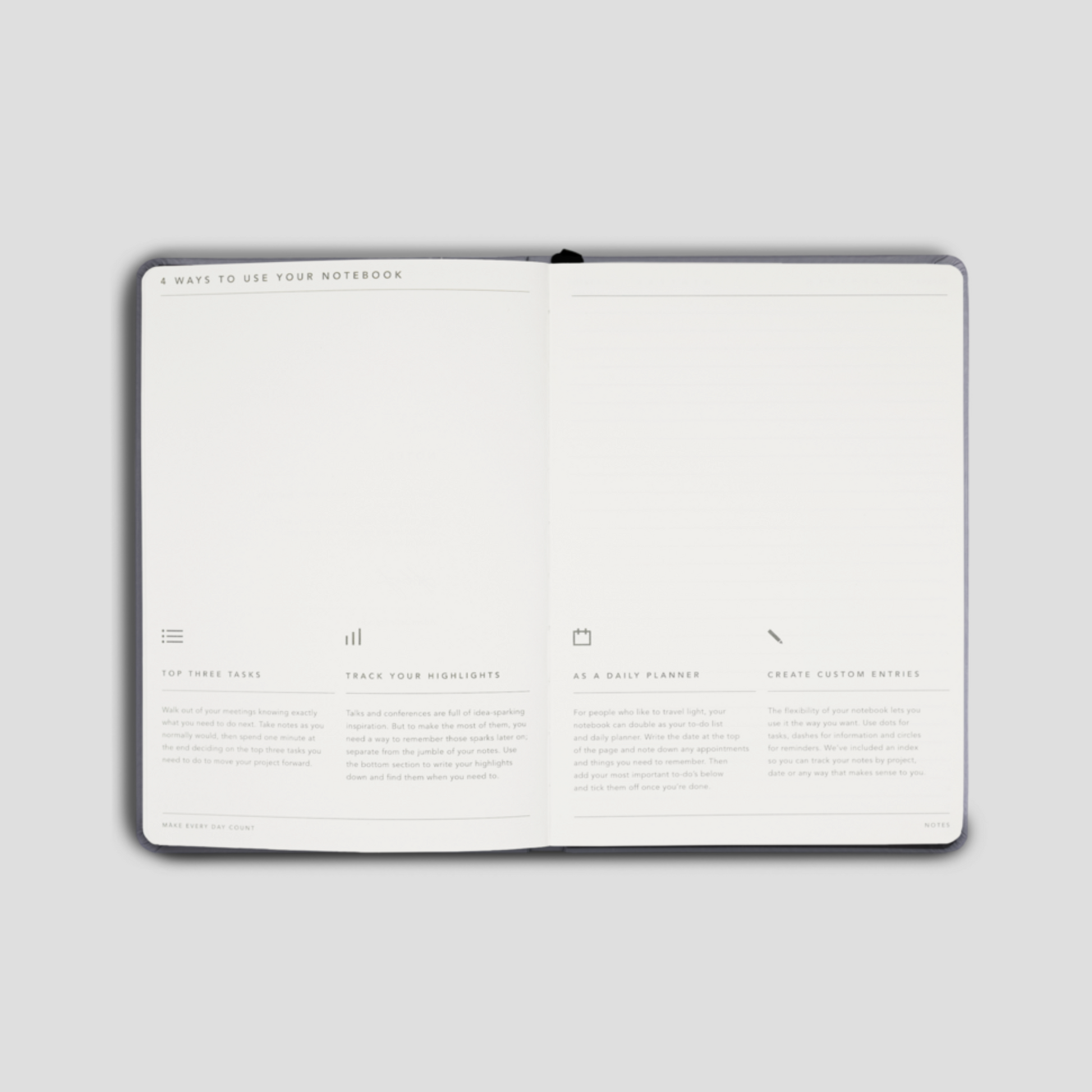 Notes Journal - Grey