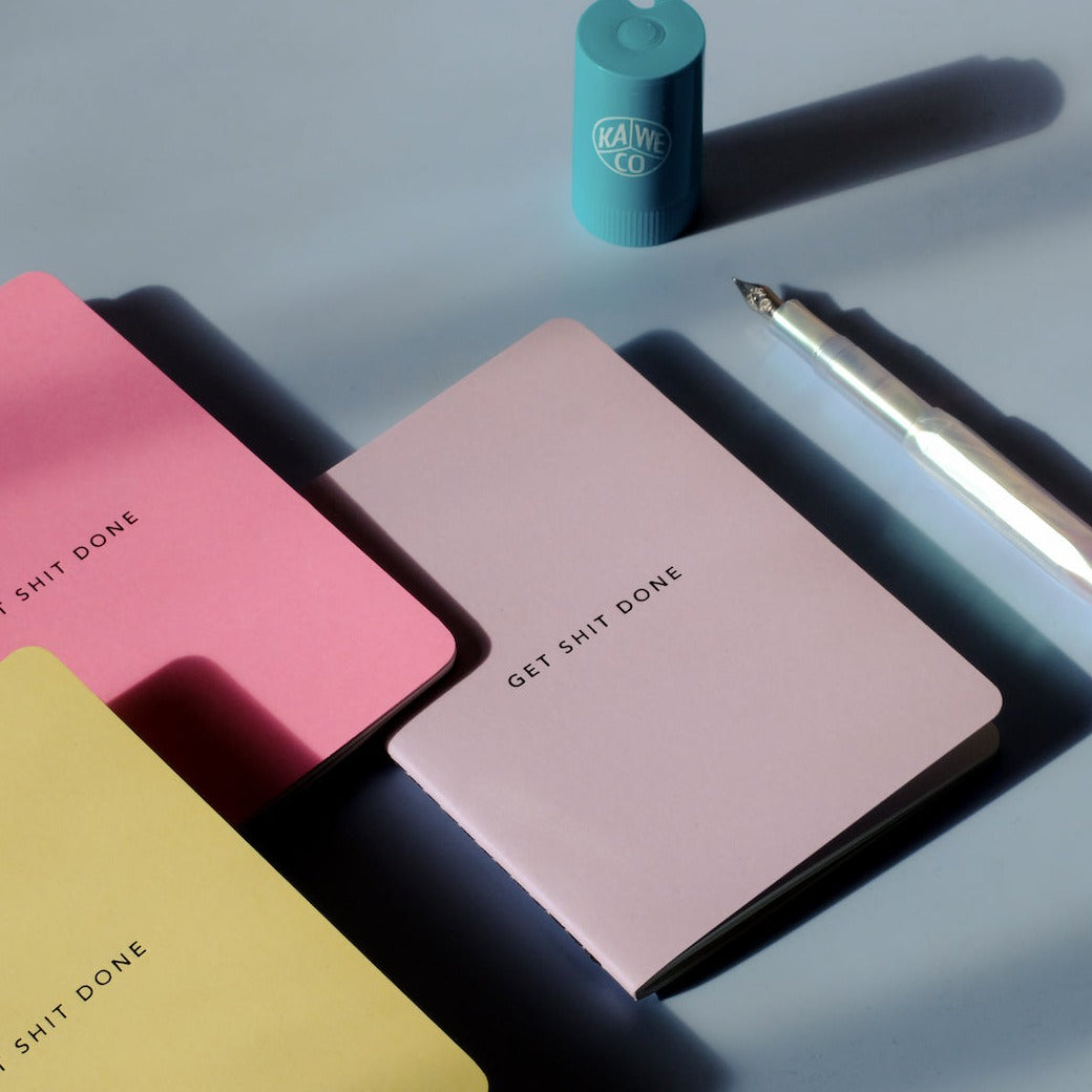 Get Shit Done To-Do List Notebook - A6