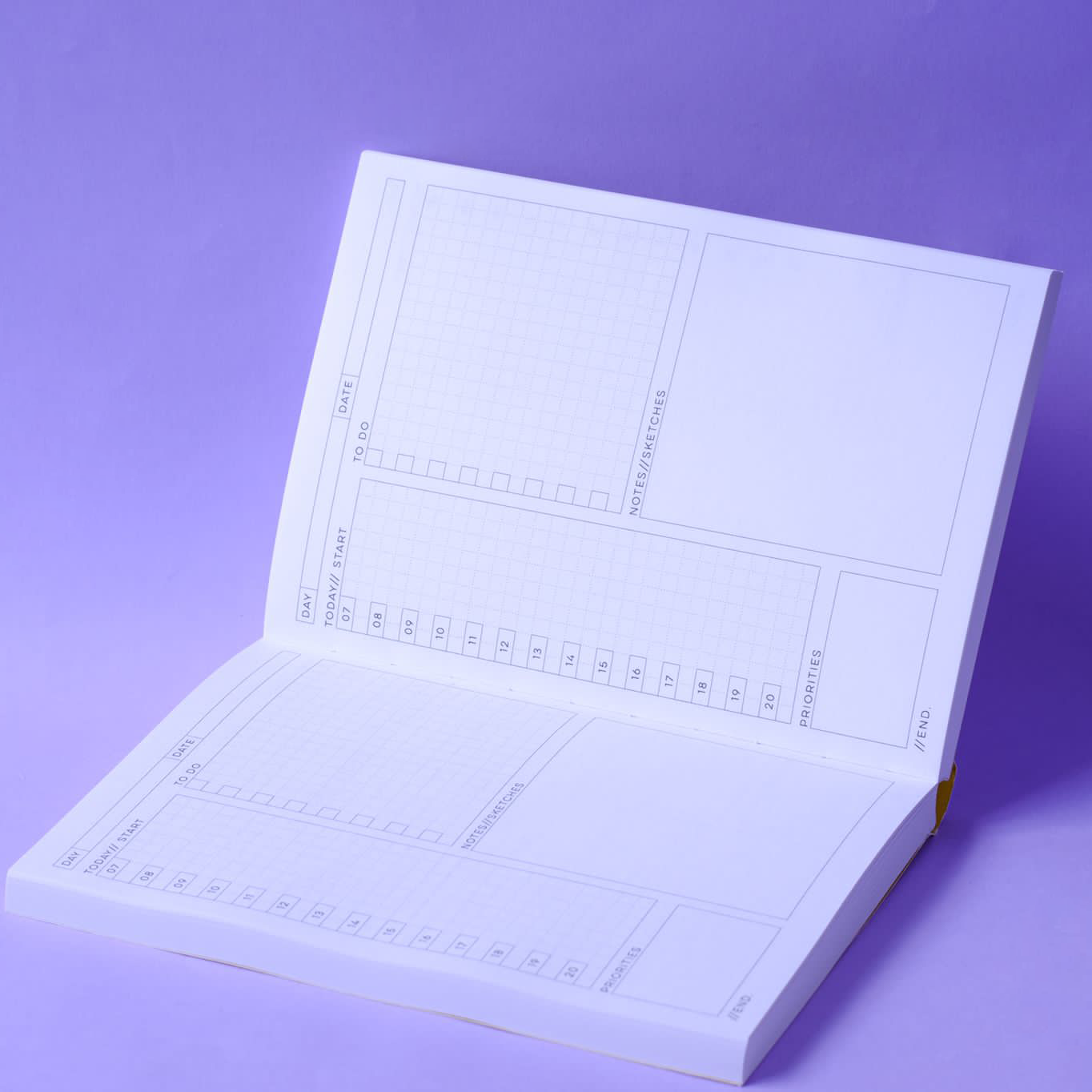 The Completist x Papersmiths Daily Undated Planner - Gradient
