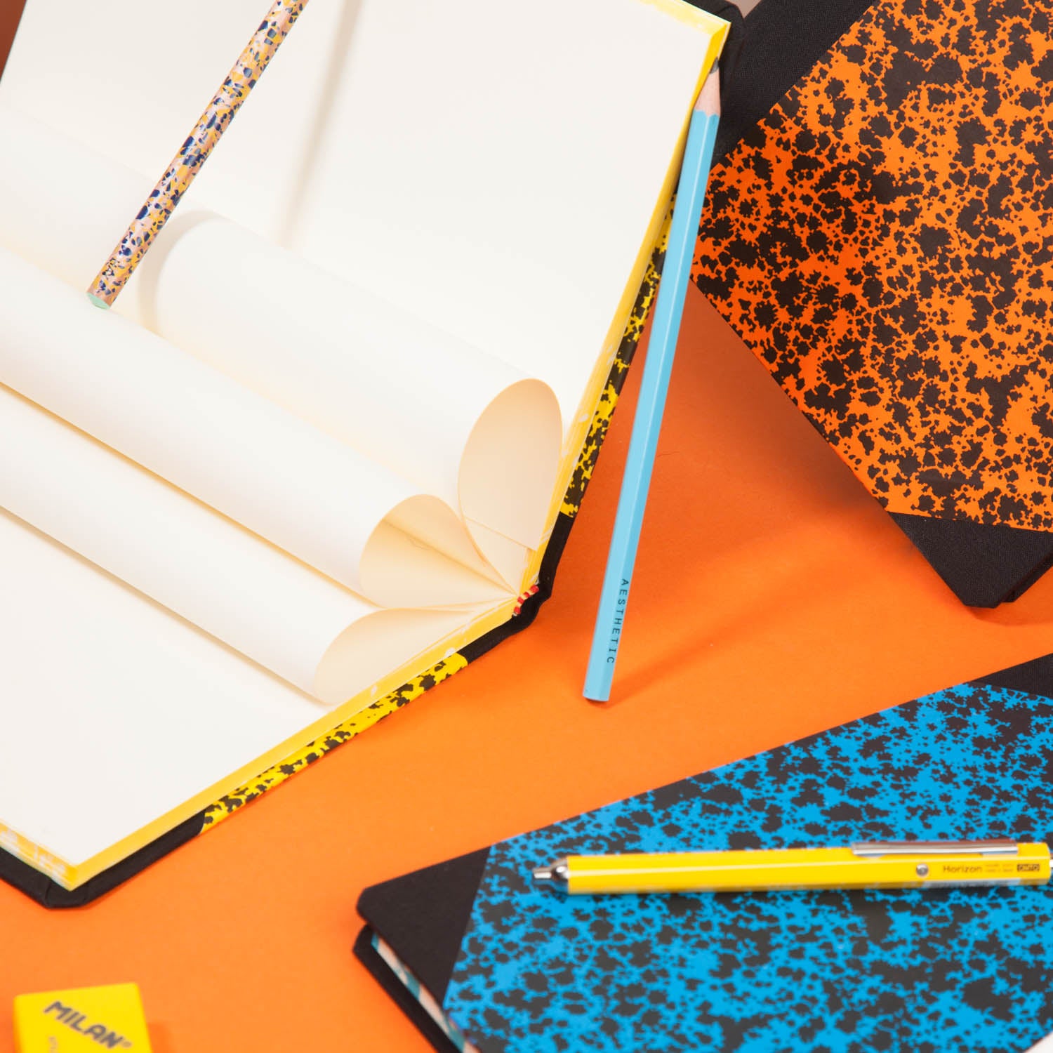 Colour Cloud A6 Notebook - Black