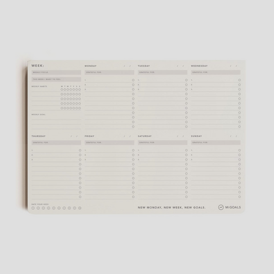 Weekly Desk Pad