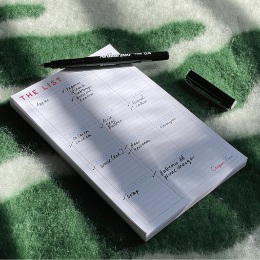 The List Pad and Pencil
