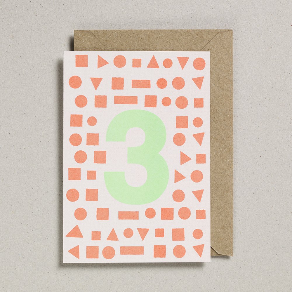 3rd birthday card
