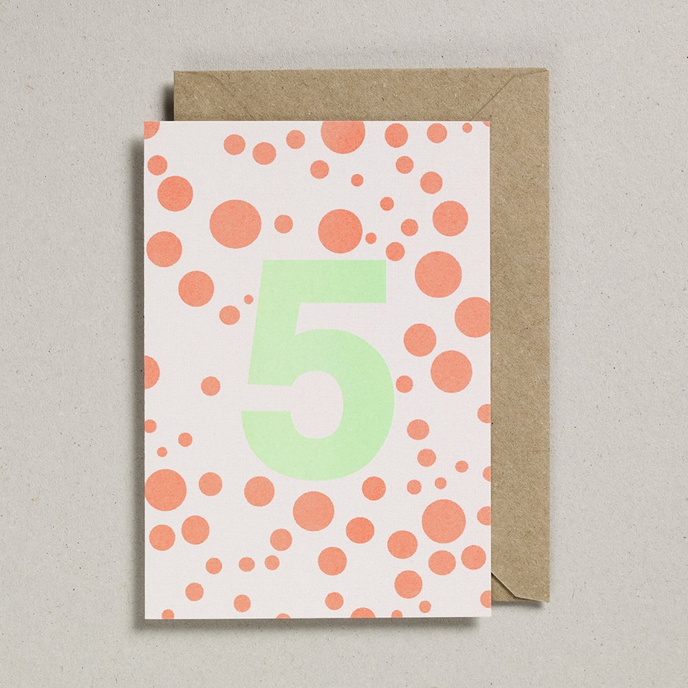 5th birthday card