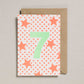 7th birthday card
