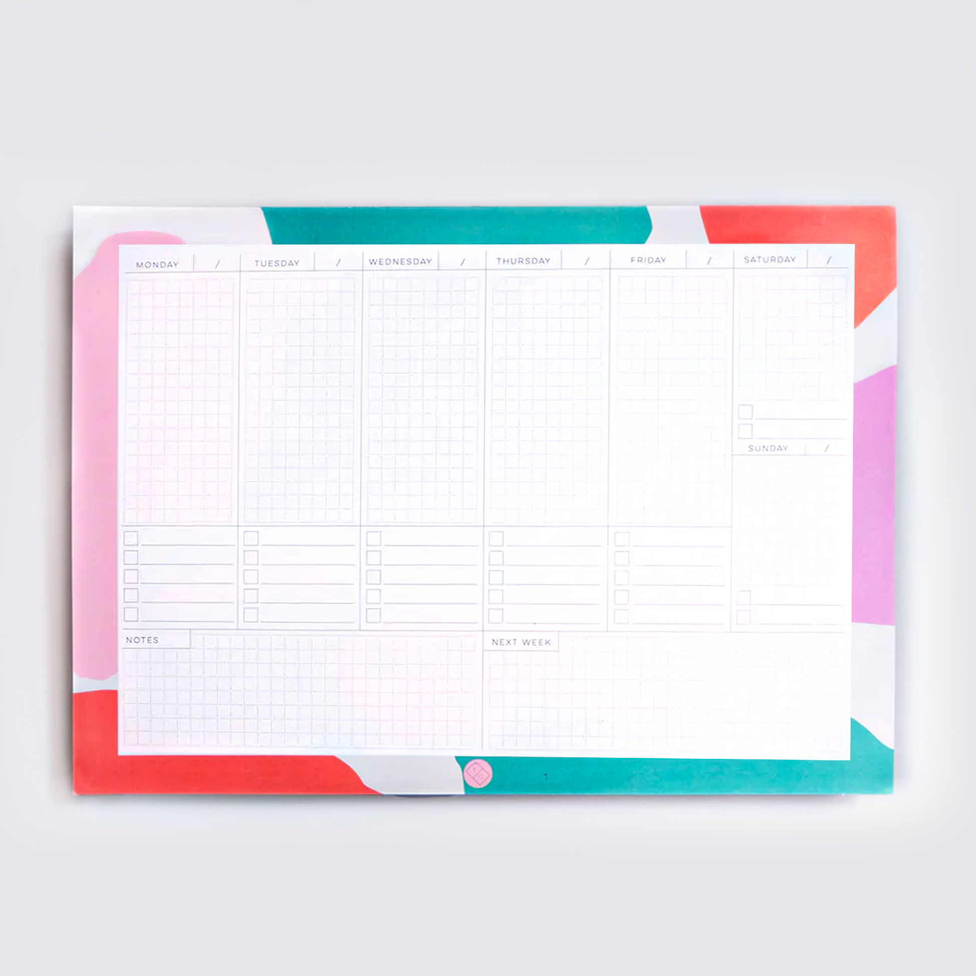 Weekly Desktop Planner Pad - Giant Rips