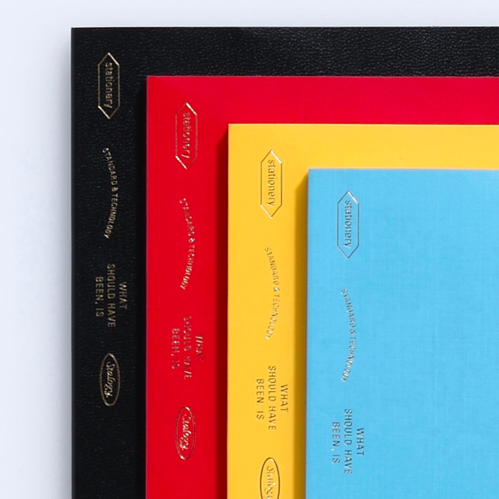 365 Days Grid Notebook - A5 / Black