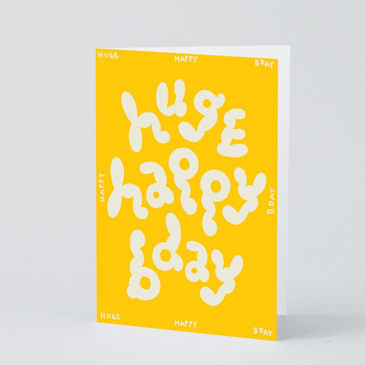 Huge Happy Bday Card