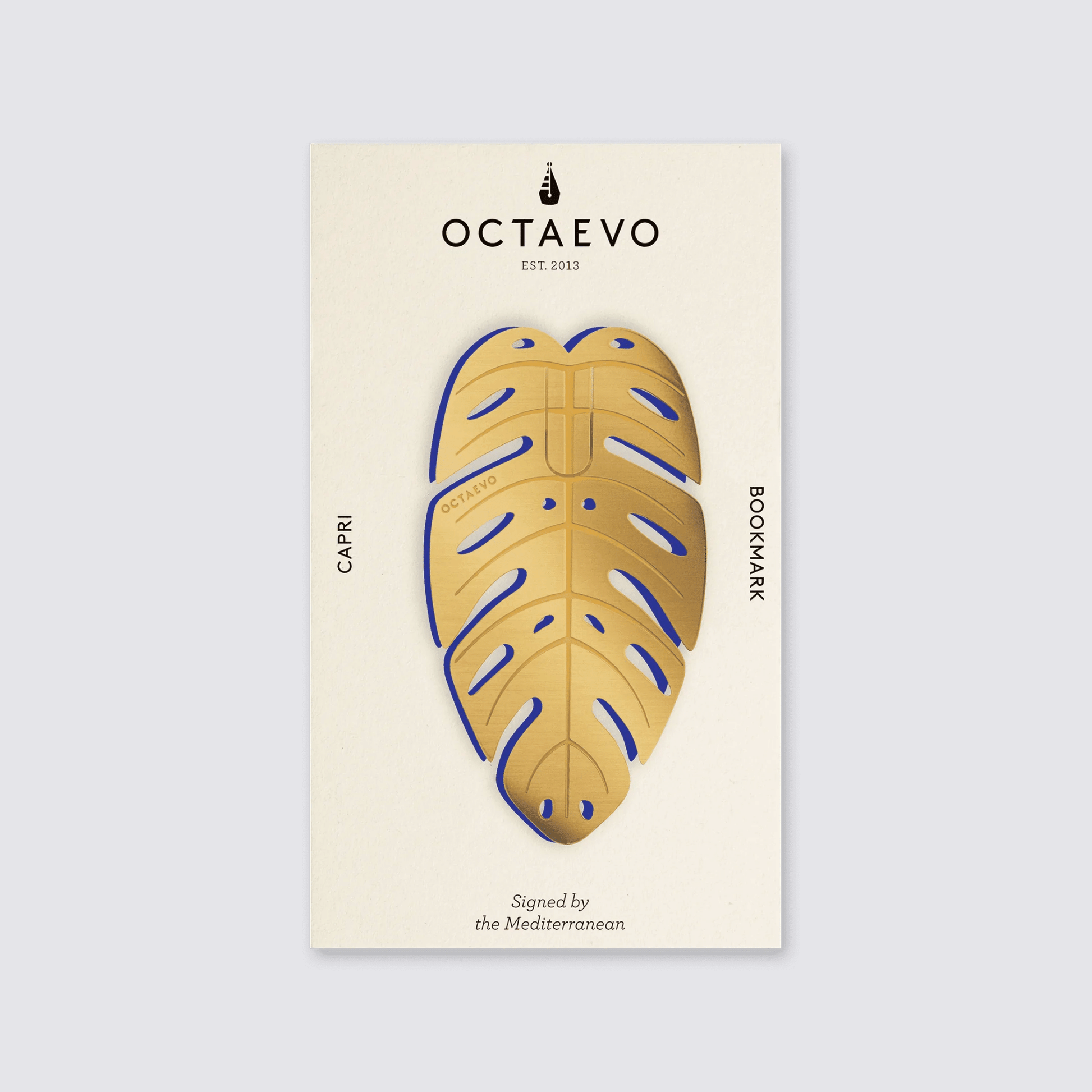 Capri Bookmark - Brass