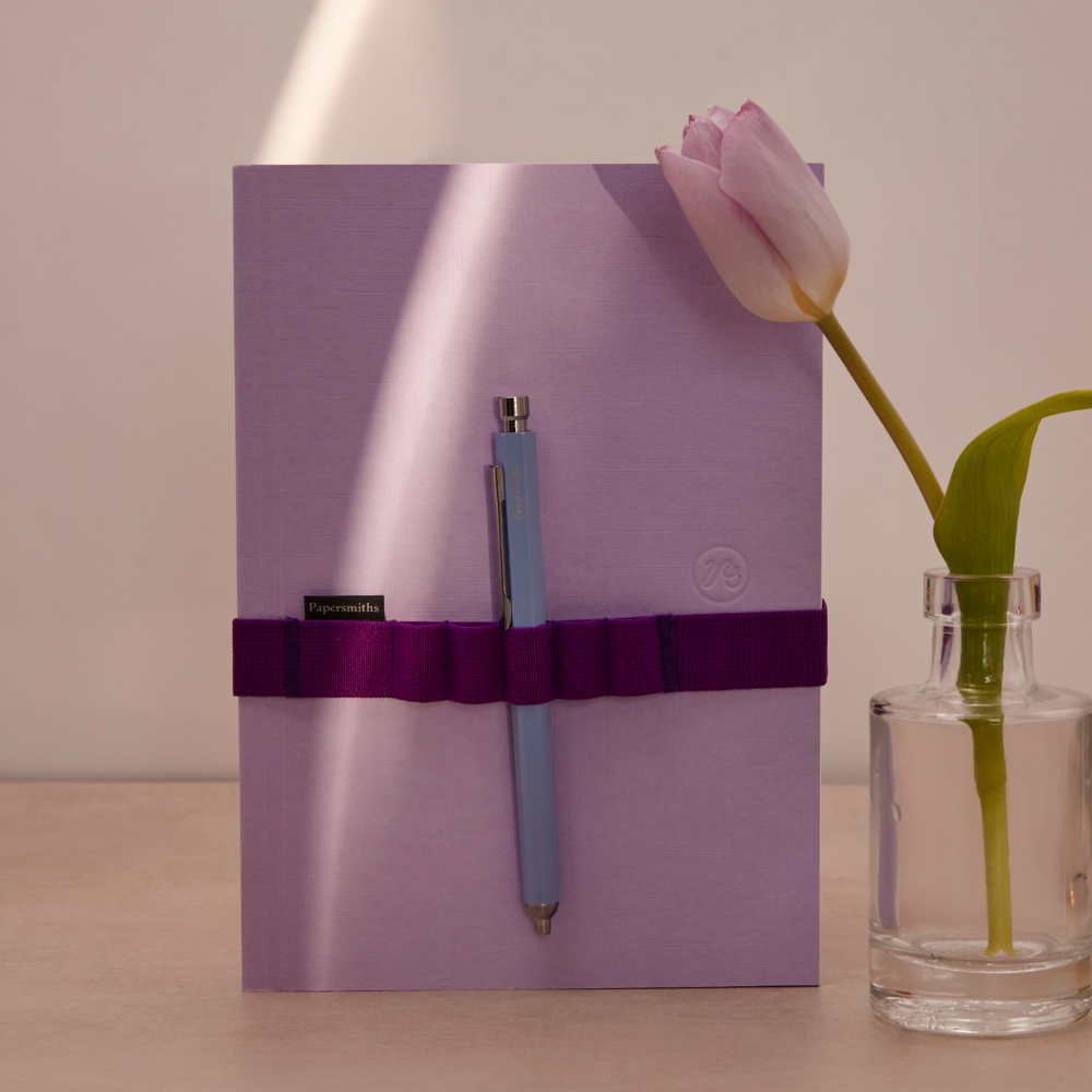 Lilac notebook set