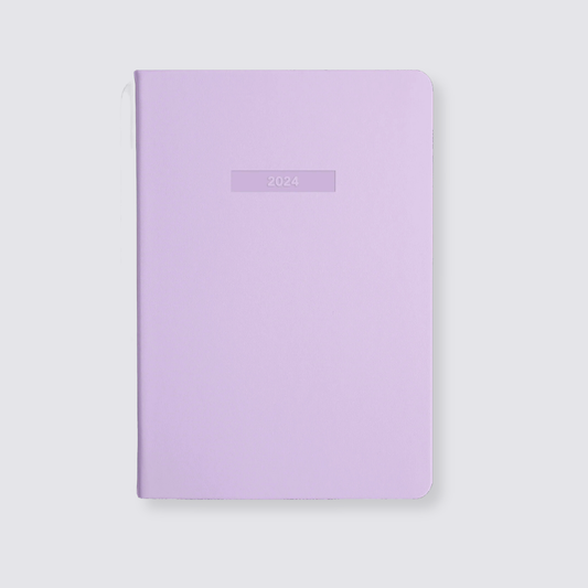 2024 A5 Weekly Notes Diary - Lilac