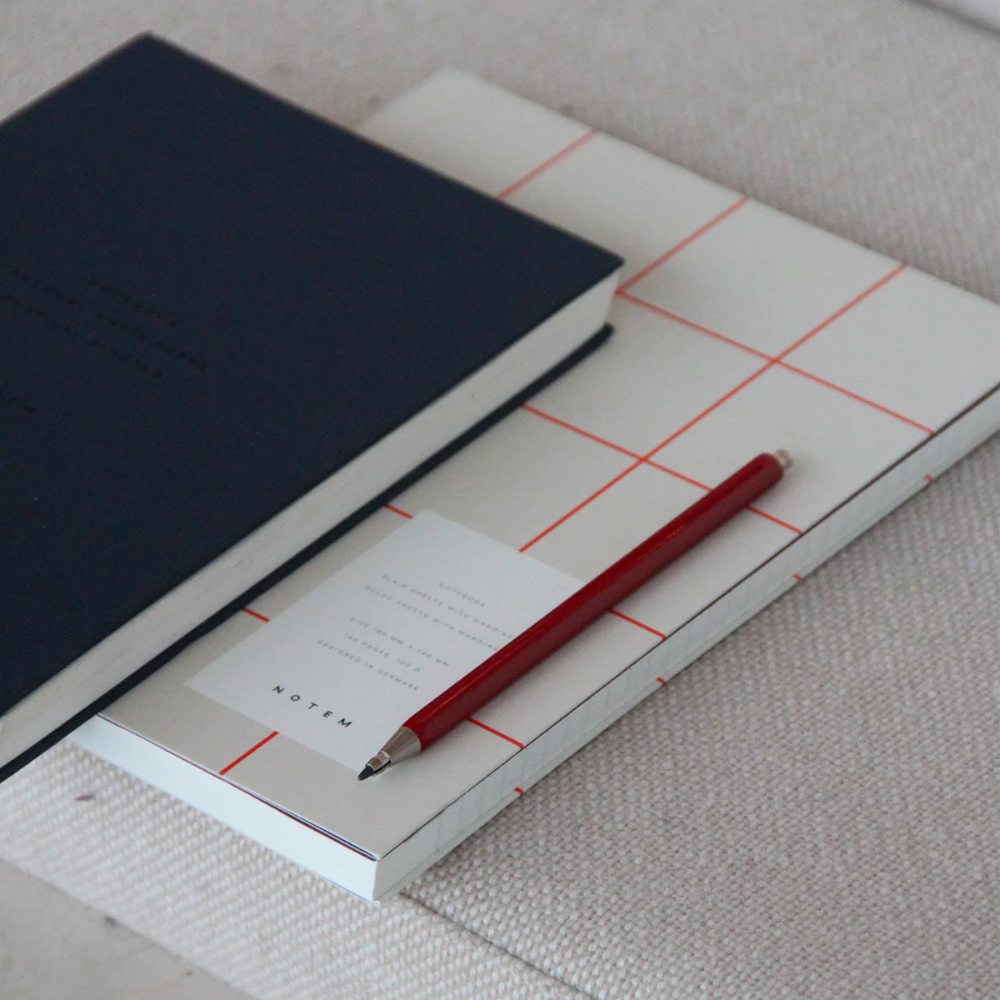 Uma Ruled Notebook - Large / Light Grey