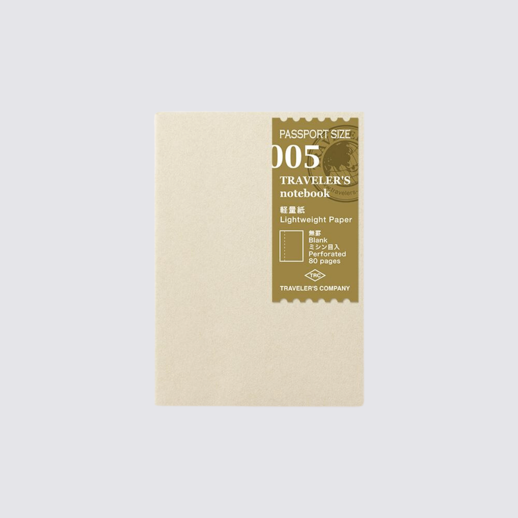 Passport Notebook Refill - Lightweight Paper