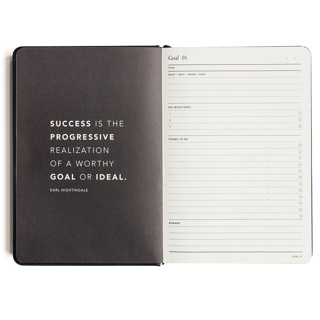 90 Day Progress Journal - Pink