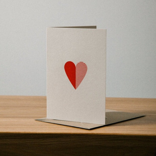 Heart - Red/Stone