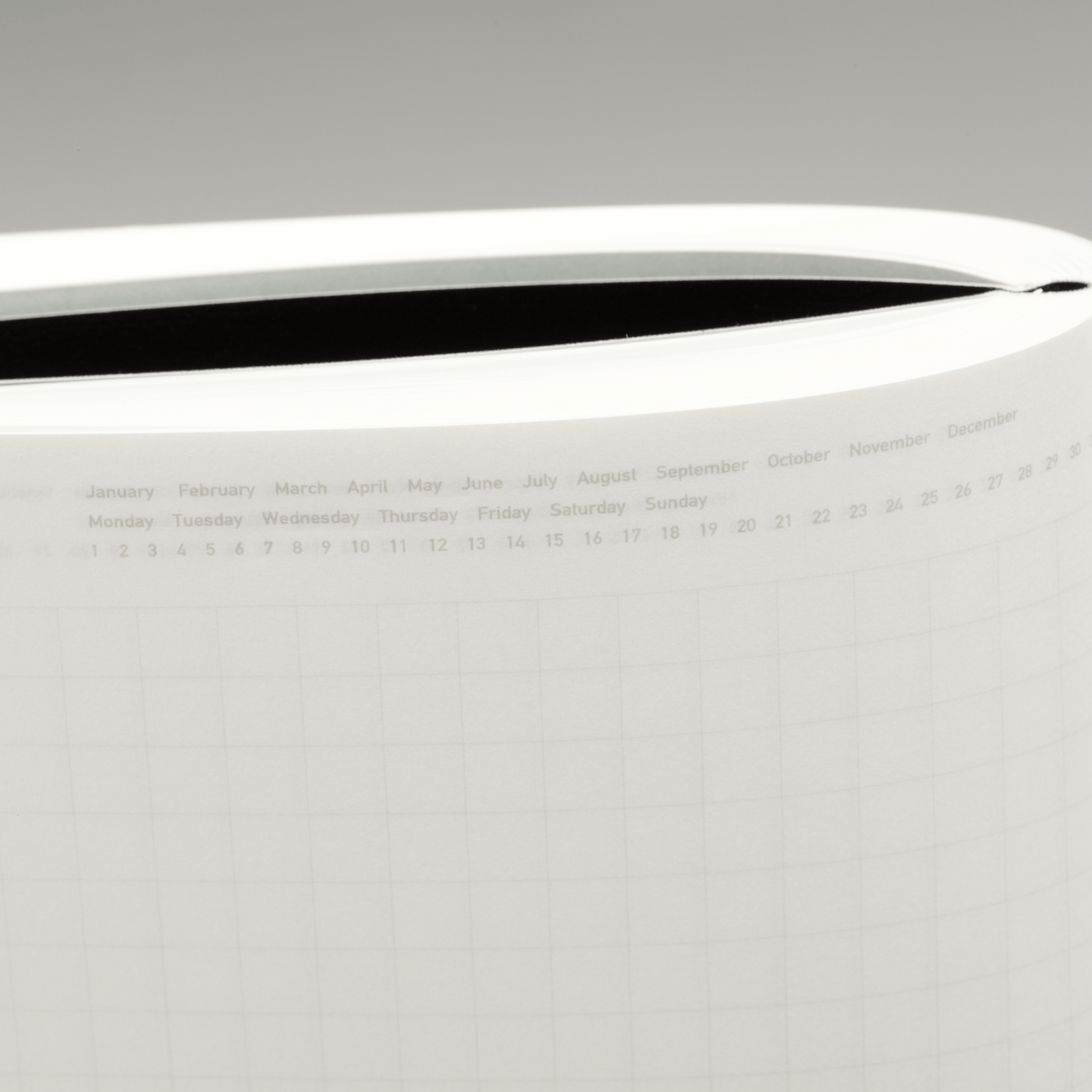 365 Days Graph Notebook - A5 / Blue