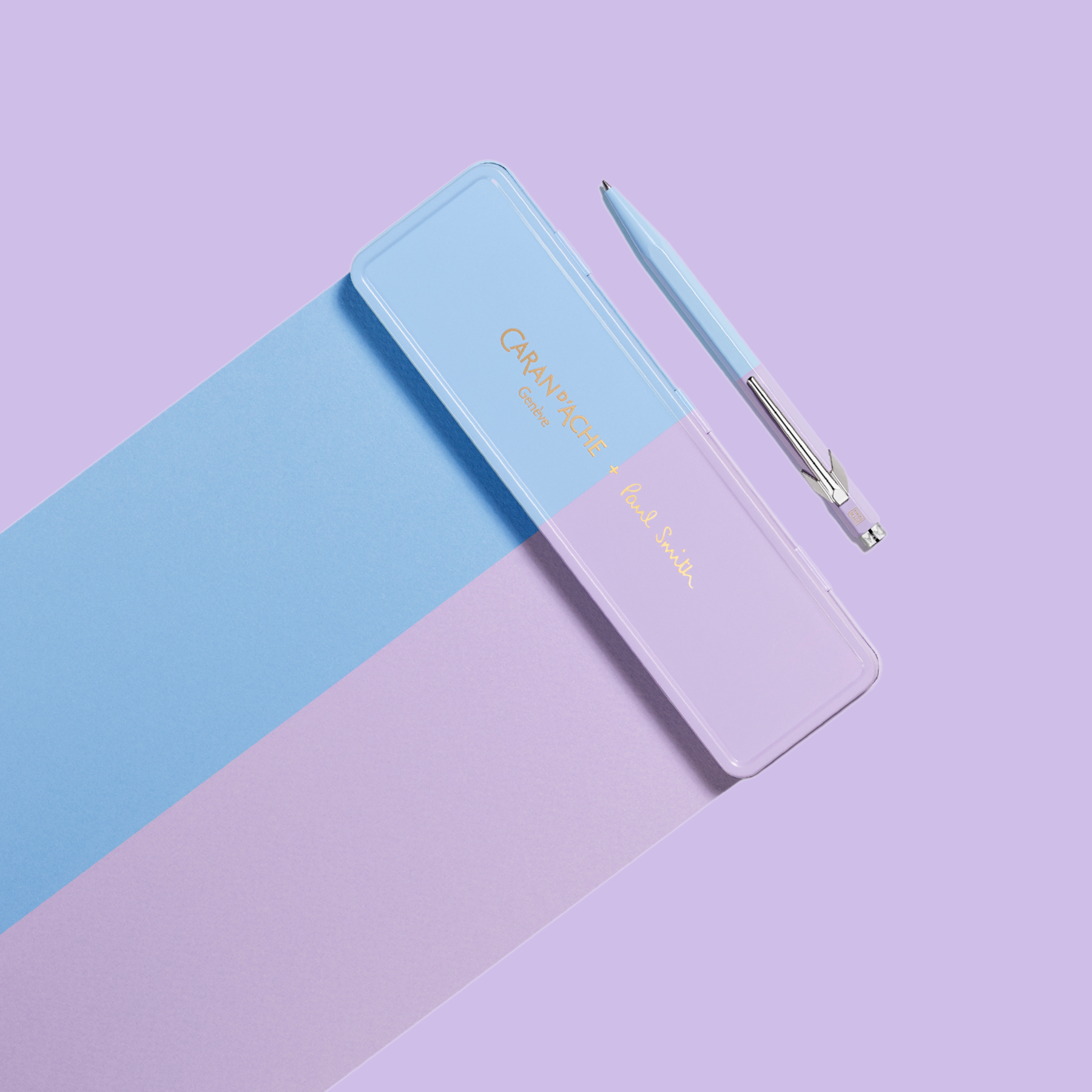 Paul Smith 849 Ballpoint - Sky Blue & Lavender