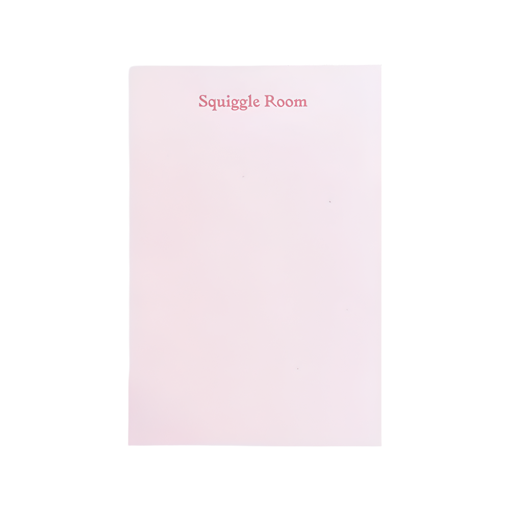 The Squiggle Room Block - Misty Pink