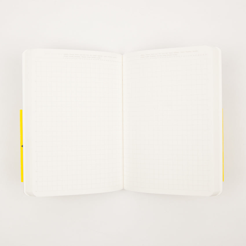 365 Days Graph Notebook - A6 / Yellow
