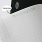 365 Days Grid Notebook - A5 / Black