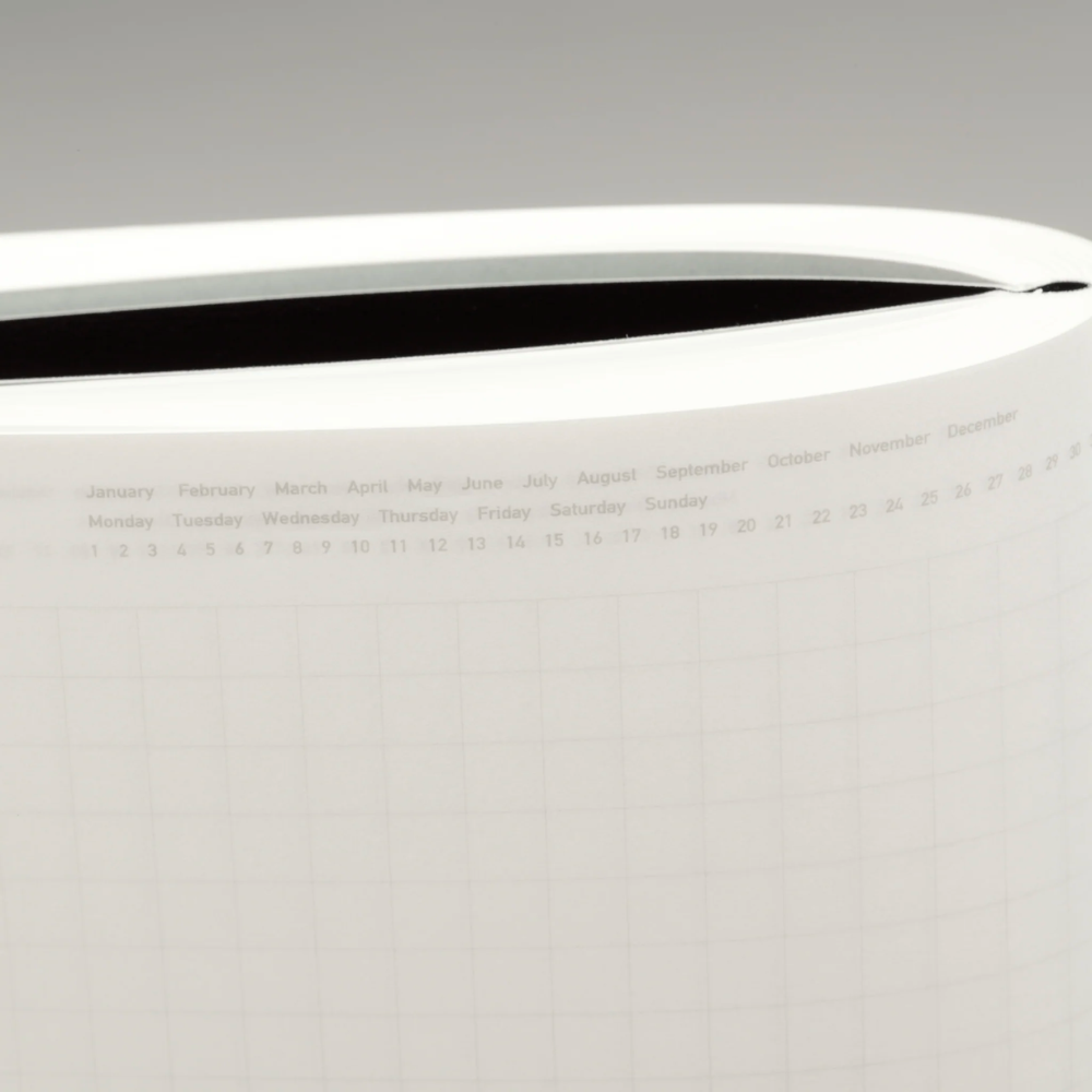 dated grid notebook A5 