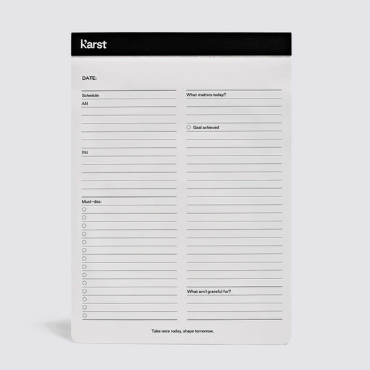 A5 Daily Action Pad - Stone Paper