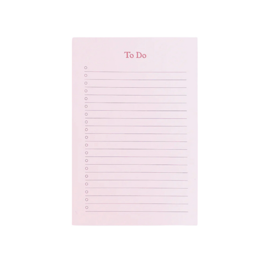 To Do List Block - Misty Pink