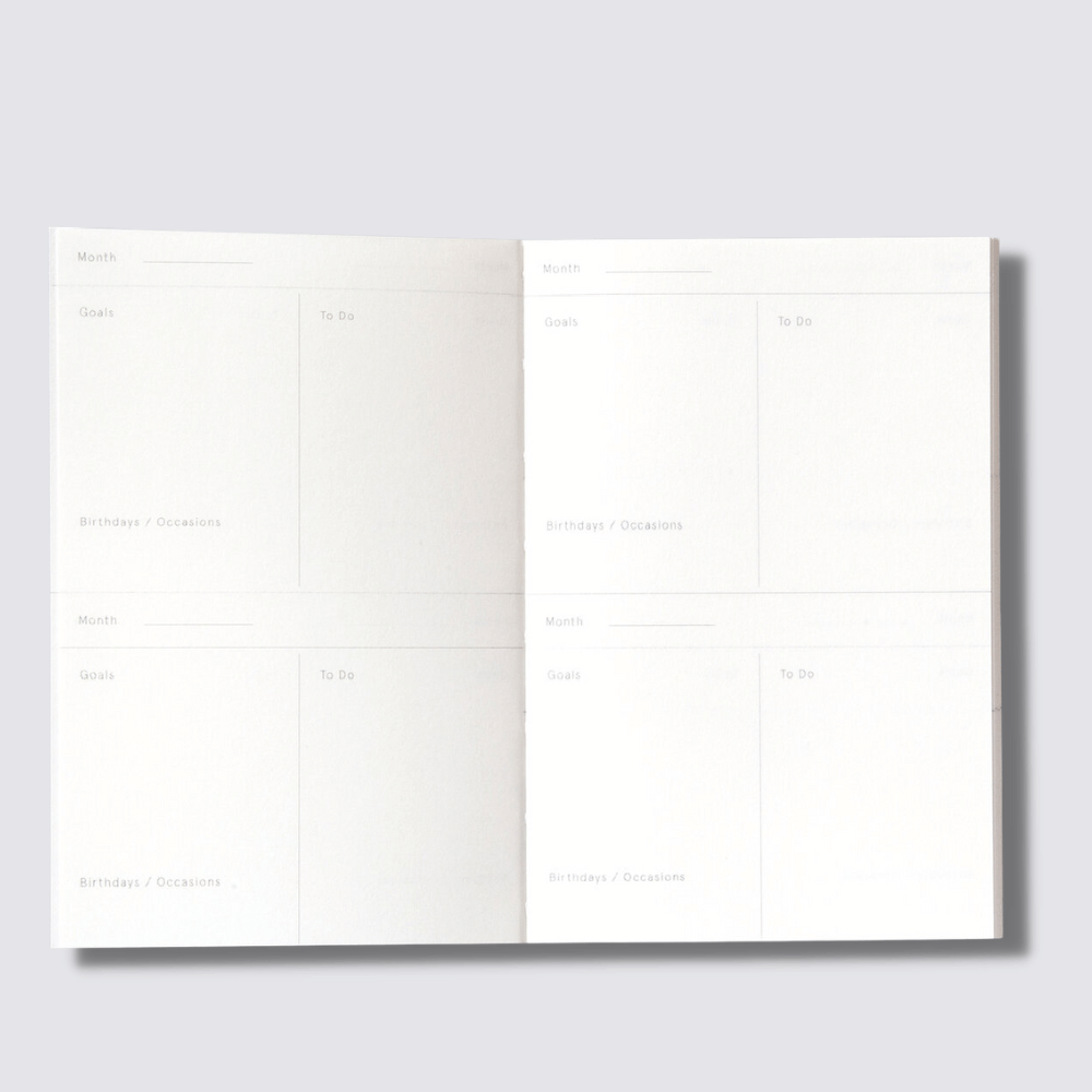 Layflat Weekly Pocket Planner - Navy