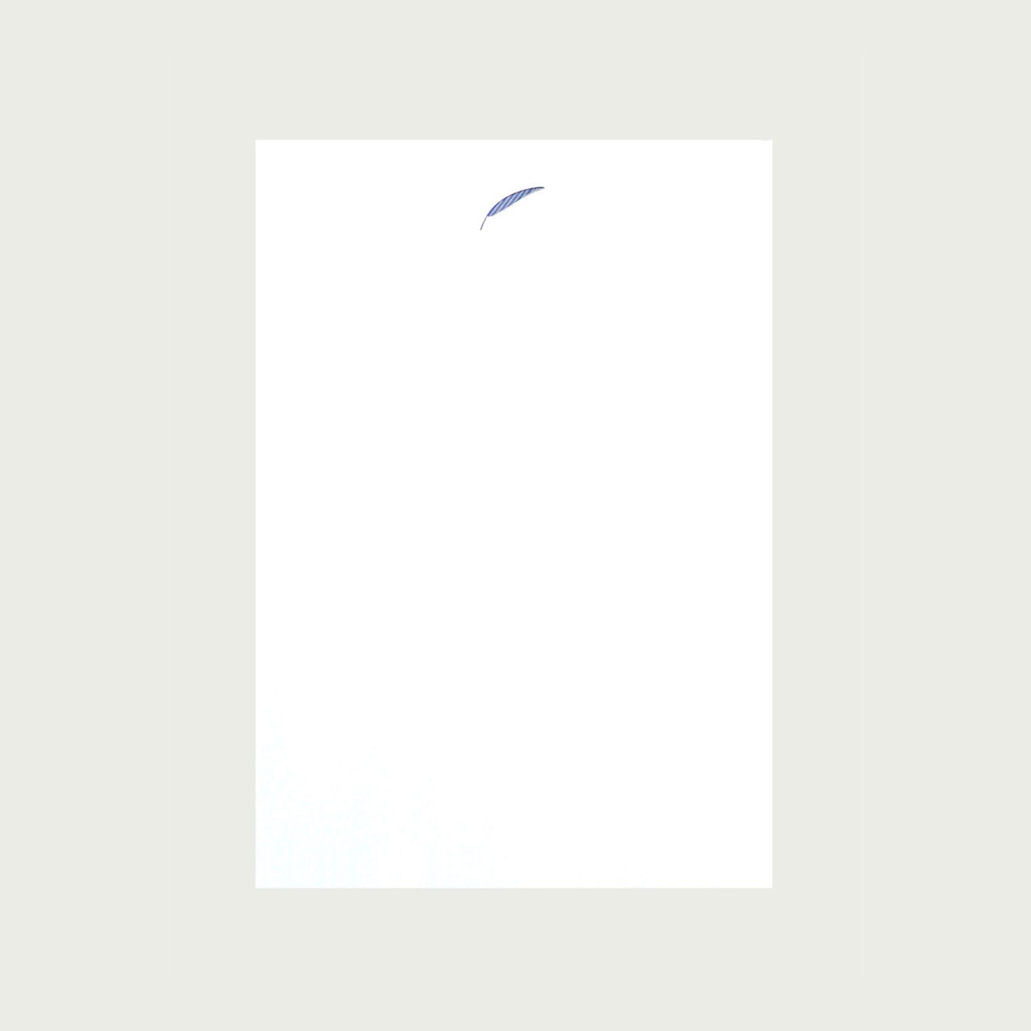 A4 Letter Pad - Blue Palm