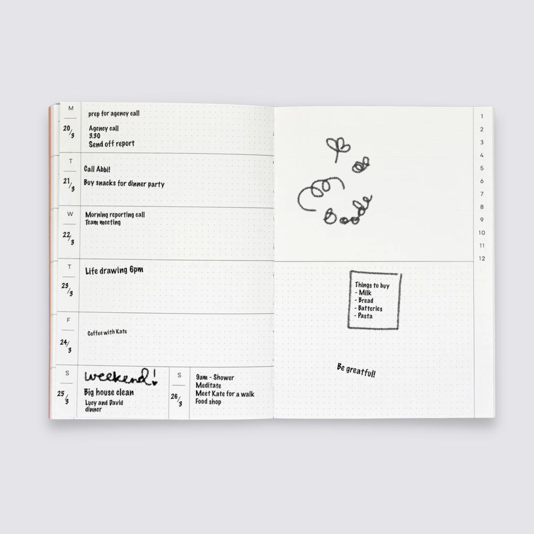 Weekly Undated Planner A5 - Stockholm No. 2
