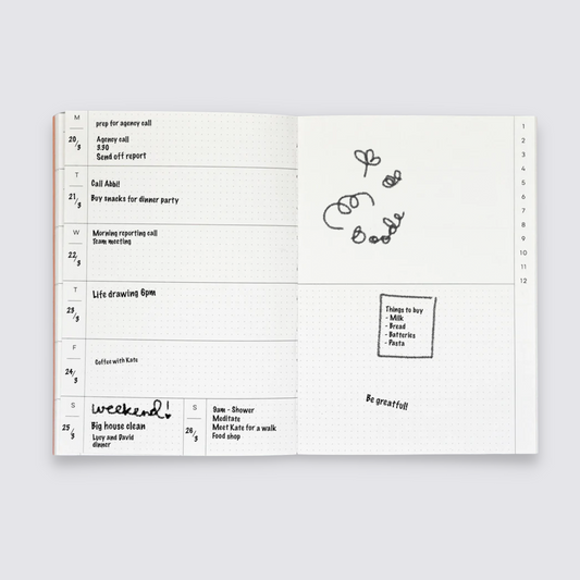 Weekly Undated Planner A5 - Stockholm No. 2