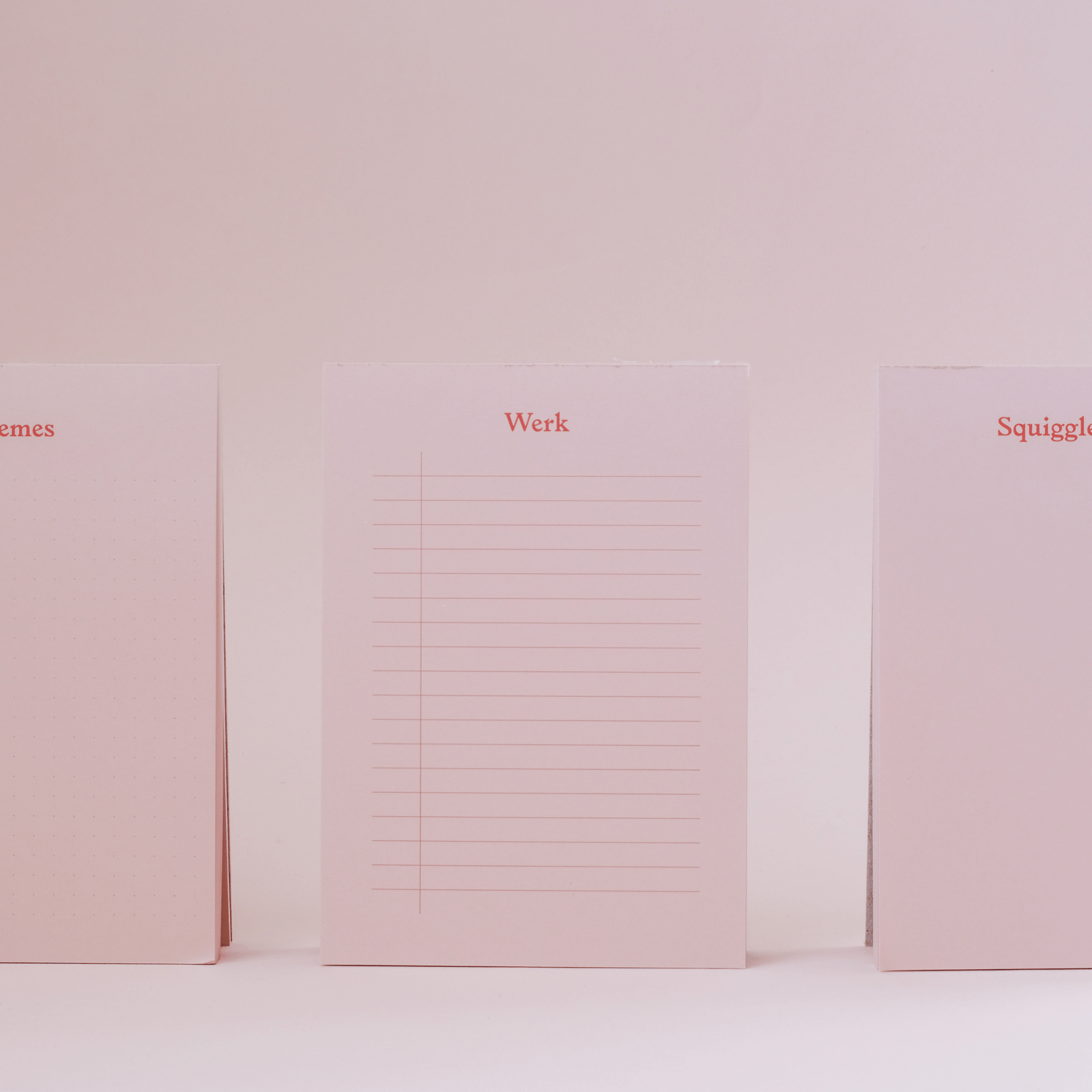 The Werk Block - Misty Pink