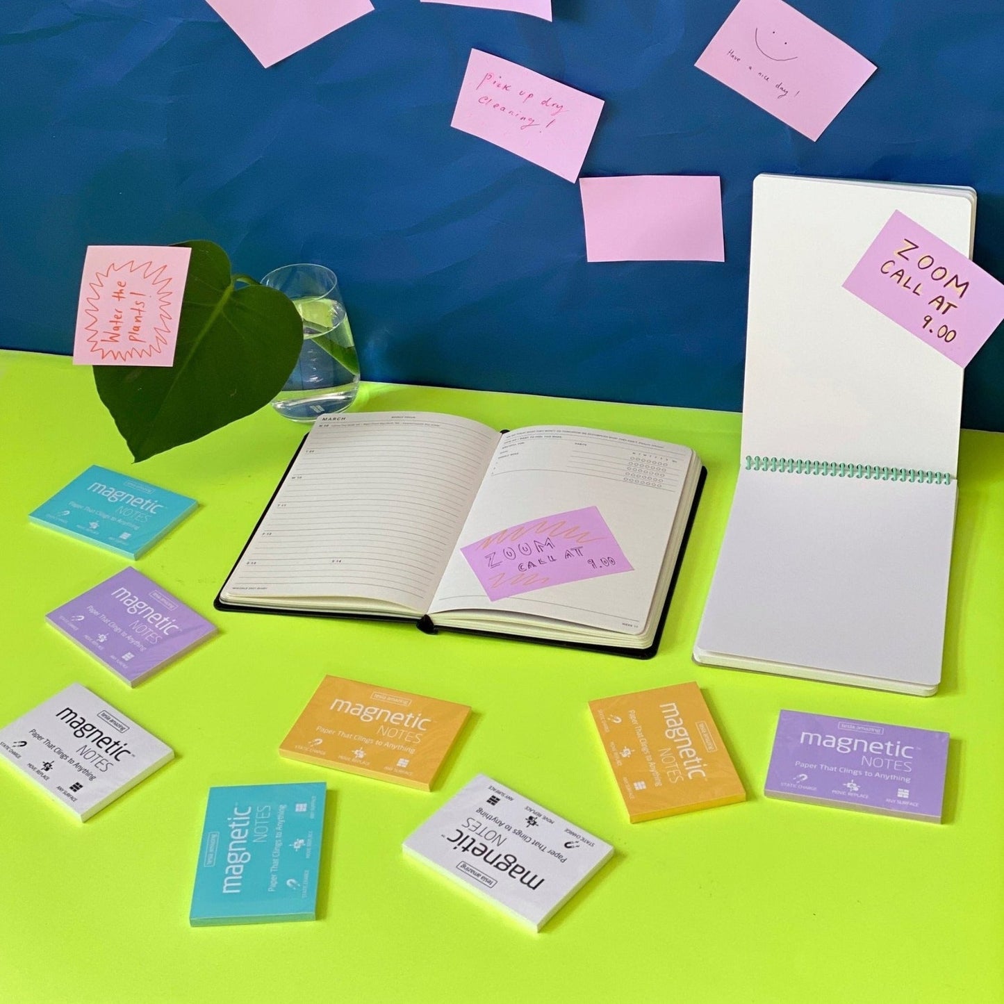 Double Sided Magnetic Sticky Notes 
