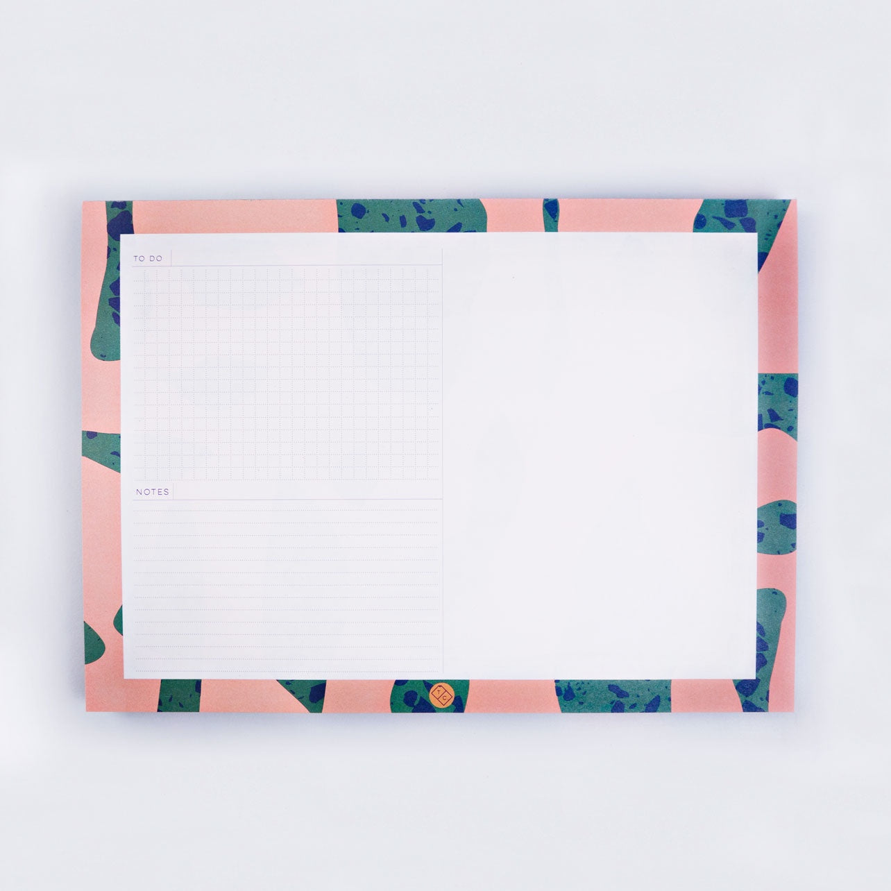Desk Organiser Pad - Terrazzo Shapes