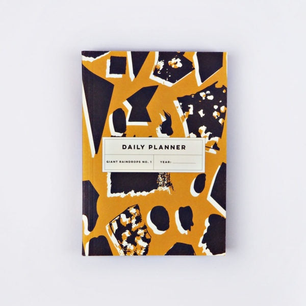 The Daily Planner Undated A5 - Giant Raindrops