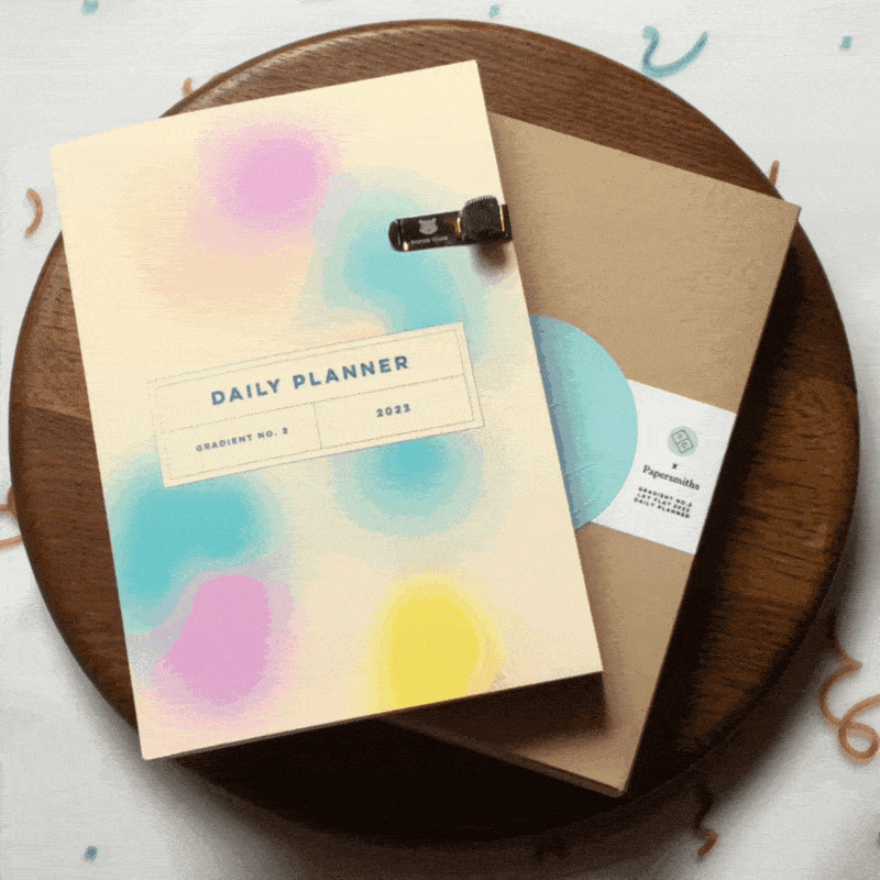 Daily undated planner