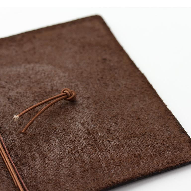 Leather Passport Notebook - Brown