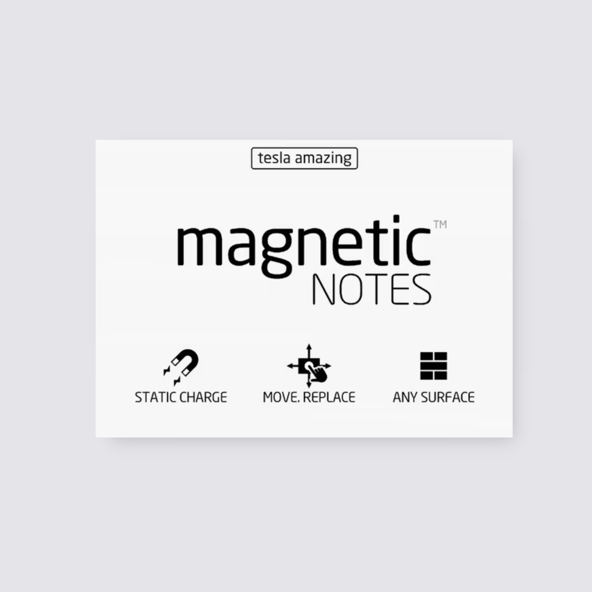 Magnetic Notes - White