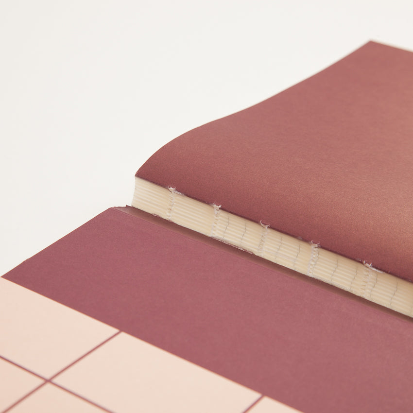Uma Ruled Notebook - Large / Rose Pink