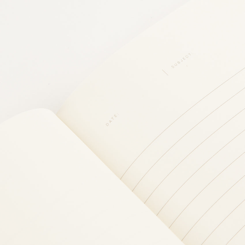 Uma Ruled Notebook - Large / Rose Pink