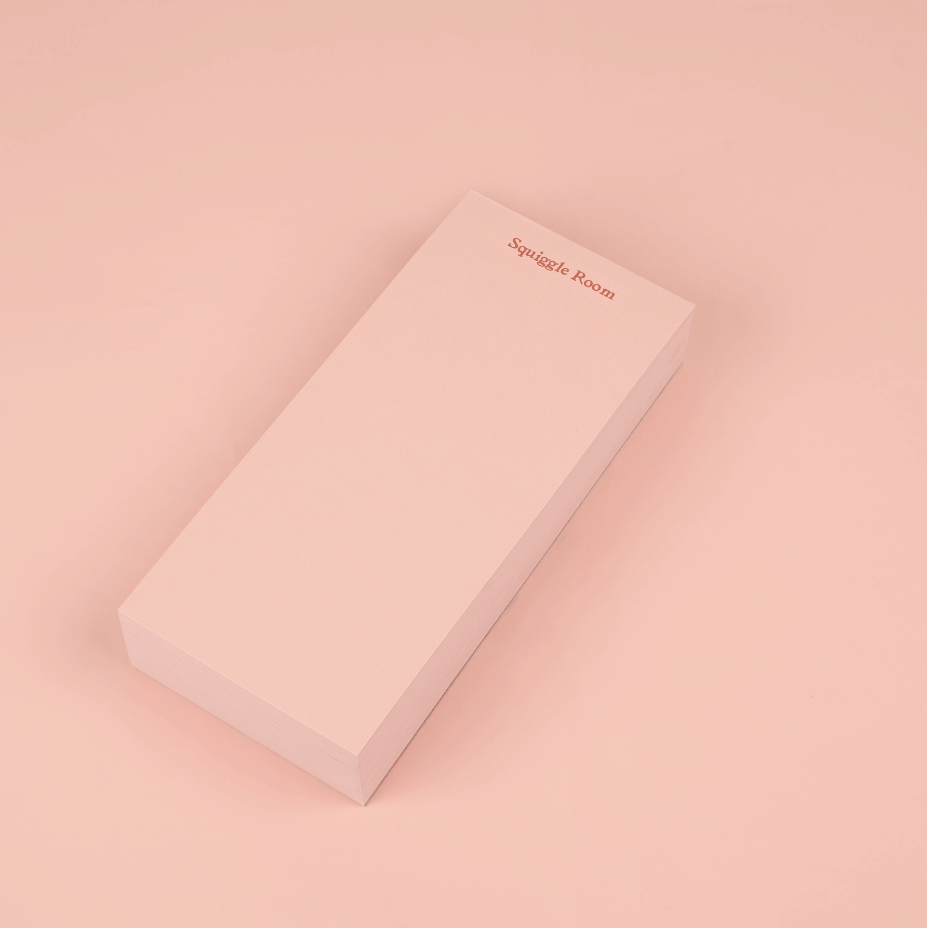 Pink Chunky Notepad Gif