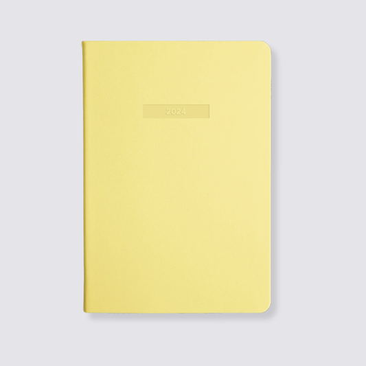 2024 Weekly Spread Diary - Lemon